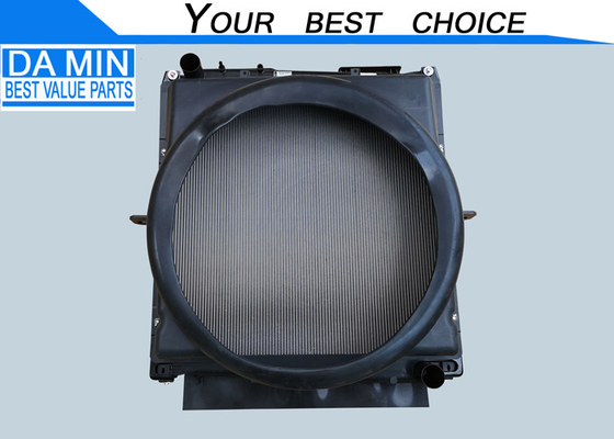 6UZ1 Isuzu Radiator 8974321060 Qingling 1301010-D15YR For Giga VC61 Aluminum Cooling Core And Plastics Fan Guide