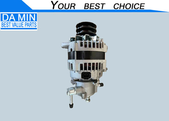 24V 80A Generator 8973515741 Engine 4HF1 4HG1 4HJ1 With Vacuum Pump 2 Pins Plug Aluminum Body Parts
