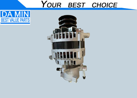 24V 80A Generator 8973515741 Engine 4HF1 4HG1 4HJ1 With Vacuum Pump 2 Pins Plug Aluminum Body Parts